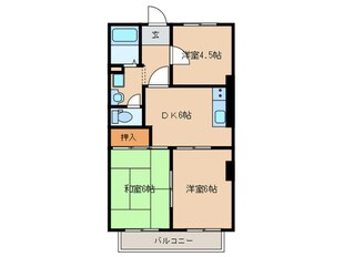 フォレストハイツの物件間取画像